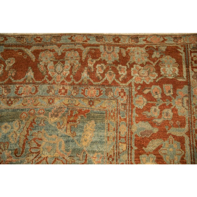 Antique Distressed Sarouk Carpet - 8'3" x 13'4" For Sale - Image 12 of 12