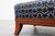 20th Century Art Deco Upholstered Ottoman with Sabre Legs, France, 1950s For Sale - Image 4 of 11