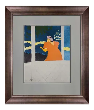 Henri De Toulouse-Lautrec Limited Edition Lithograph with Frame