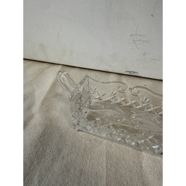 Up for consideration is a beautiful glass decorative rectangular tray. This would look lovely in your home and it is a...