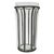 Late 20th Century Mexican Rustic Caged Glass and Weathered Iron Vase For Sale - Image 4 of 8