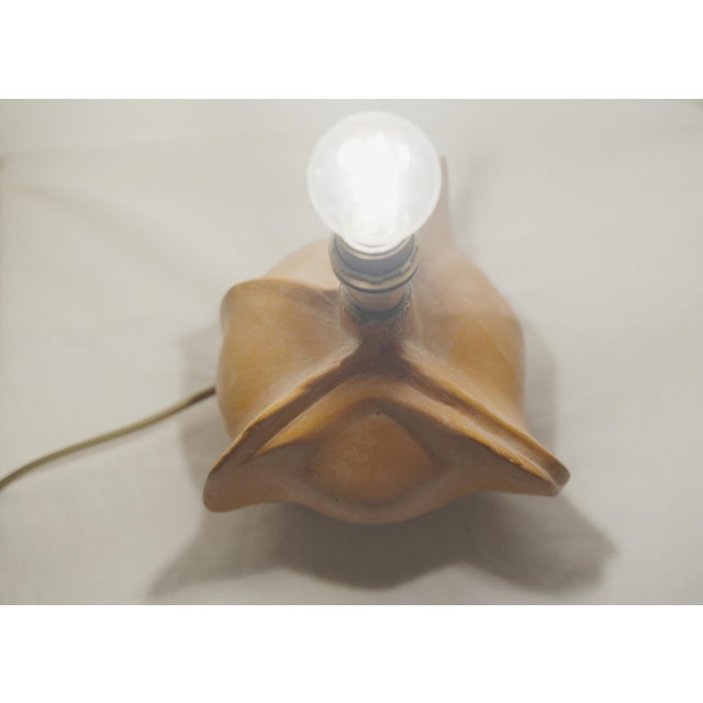 Ceramic Tim Orr Sculpture Lamp in Neutral Terracotta, 1970s For Sale - Image 15 of 17