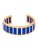 2020s Tory Burch Rectangular Resin Cuff Gold Plated One Size Talosel Style For Sale - Image 5 of 8