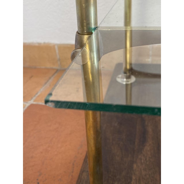 Countertop Display Case in Glass, Brass and Wood from Siegel Paris, 1920s For Sale - Image 12 of 16