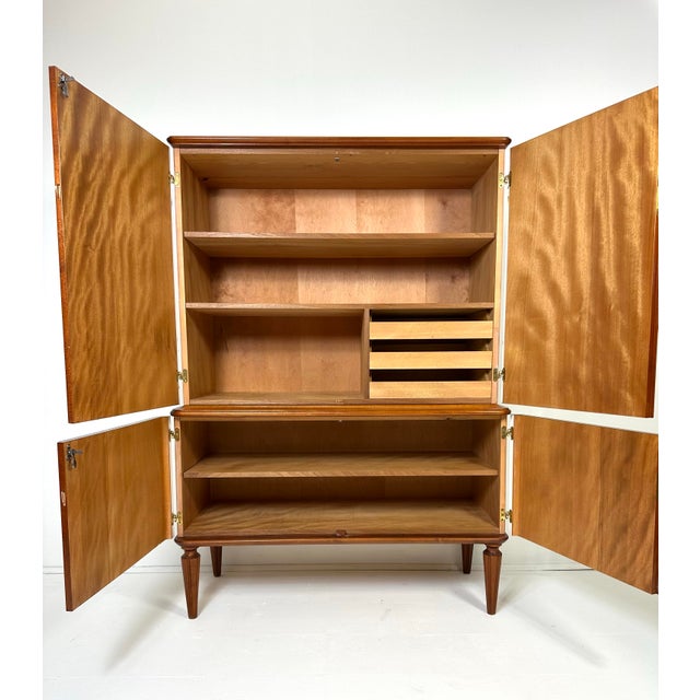 1950's Swedish Cabinet With Nordens Flora Illustrations For Sale In Boston - Image 6 of 10