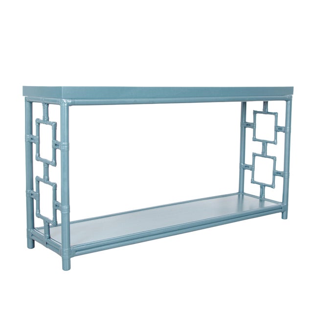 Sobe Console, Pool Blue For Sale In West Palm - Image 6 of 6