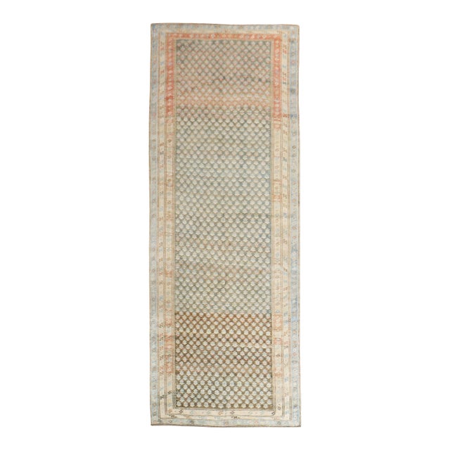 Antique Zabihi Collection Persian Seraband Runner - 3'9" x 9'10" For Sale