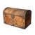 This monumental 19th century provincial chest includes a hide exterior with intricate stud patterning, and original...