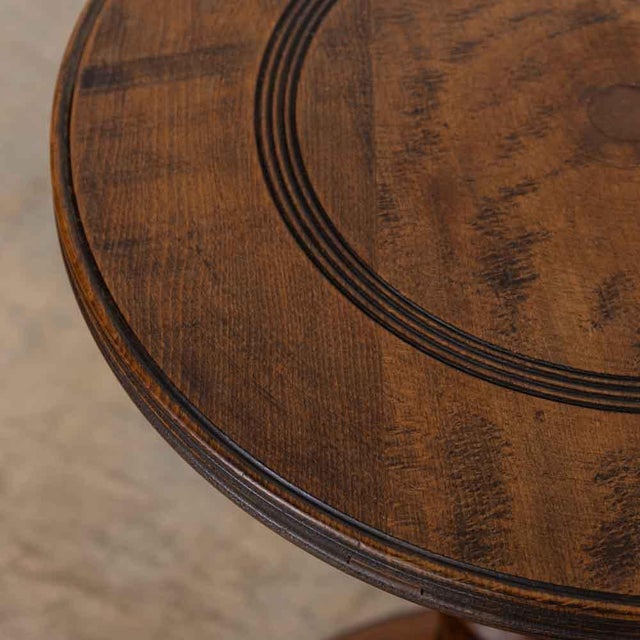 French Carved Side Table by Charles Dudouyt For Sale In Los Angeles - Image 6 of 9