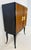 1950s Italian Art Deco Walnut and Gold Leaf Bar Cabinet by Osvaldo Borsani, 1950s For Sale - Image 5 of 12