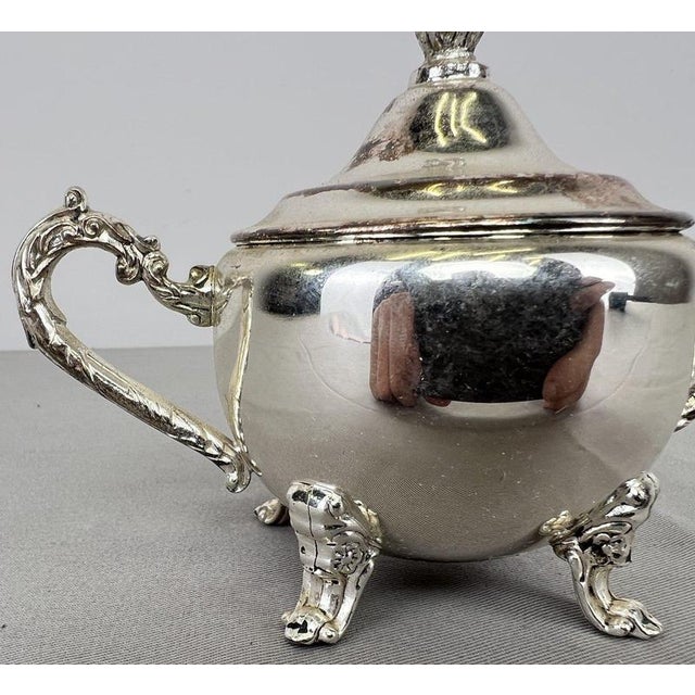 Vintage French Style Coffee Serving Tray with Pot, Set of 5 For Sale - Image 18 of 18