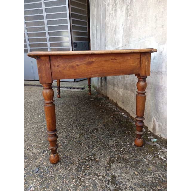 Antique Walnut Workshop Table For Sale - Image 14 of 18