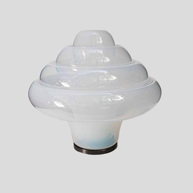 Glass Lotus LT305 Lamp from AV Mazzega, 1970s For Sale - Image 8 of 10