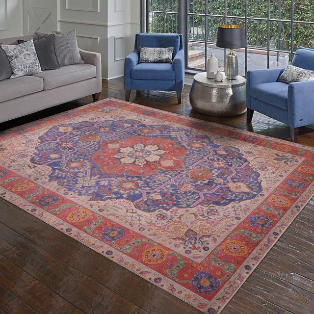 Enhance your living space with this stunning vintage Persian hand-knotted wool rug, a true showstopper that effortlessly...