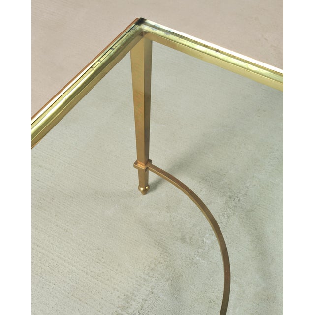 Maison Jansen Style Neoclassical Bronze Glass Cocktail Table For Sale - Image 12 of 18