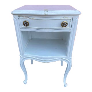 1960s Drexel Touraine French Provincial Nightstand, Needs Refinishing For Sale