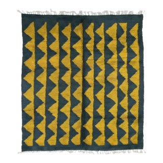 Authentic Handmade Moroccan Rug - 9.8 X 8.4 Ft For Sale