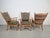 Vintage Scandinavian Beech High Back Armchairs, 1960s, Set of 3 For Sale - Image 14 of 15