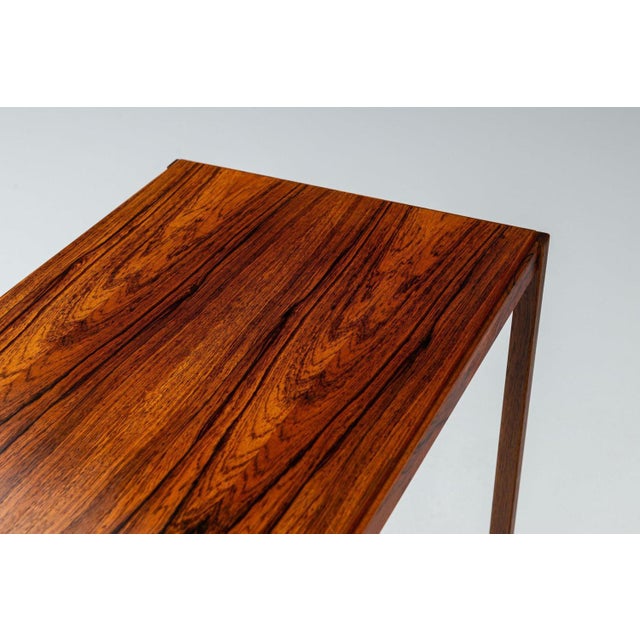 Rosewood Sled-Legged Side Tables, Denmark, 1960s, Set of 2 For Sale - Image 11 of 14