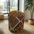 Our unique kilim rug stools are made from 100% wool rugs. A kilim rug is a decorative flat weave rug that has no pile....