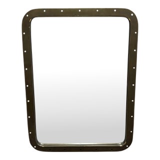 Restoration Hardware Teen Pierced Metal Wall Mirror For Sale