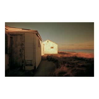 42" Signed Limited Edition Photographic Print by Glenn Daidone / Cape Cod / Oceanscape /Sunlit Shack For Sale
