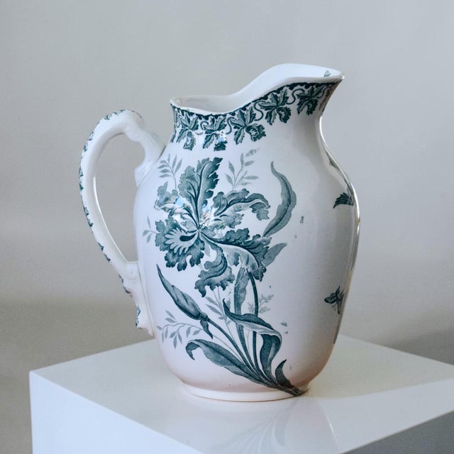 Large Antique French Carafe from Moulin Des Loups, 1800s For Sale - Image 3 of 11