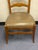 1990s Ethan Allen Ladderback Leather Upholstered Dining Chairs - Set of 4 For Sale - Image 5 of 12