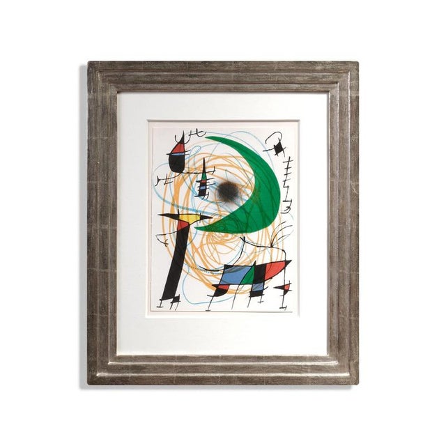 Mid-Century Modern Joan Miró, The Green Moon, Lithograph For Sale - Image 3 of 3