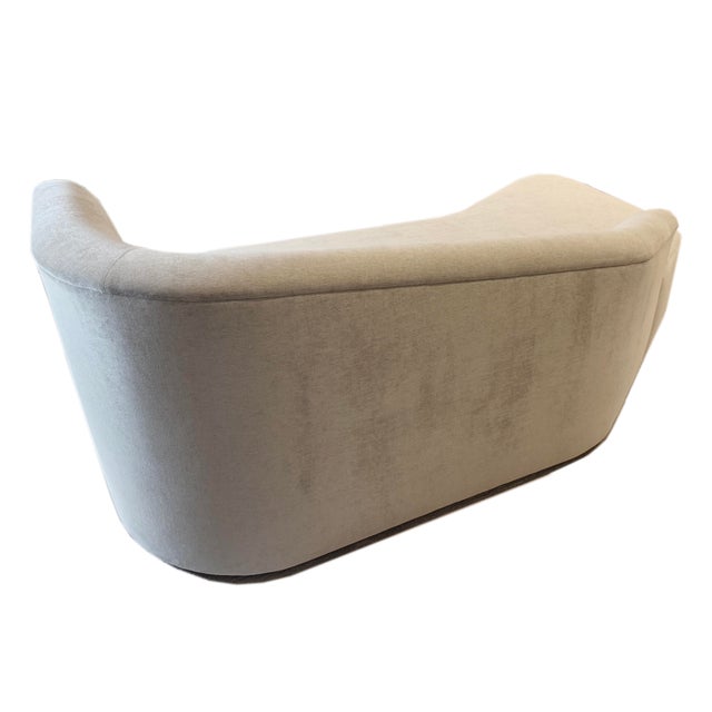 Modern Vladimir Kagan Inspired Chaise Sofa For Sale - Image 3 of 6
