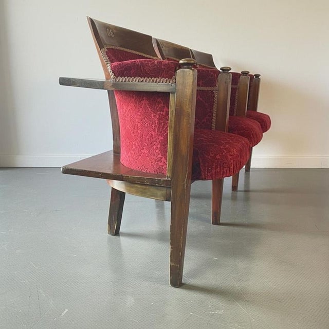 Victorian Theatre Seat Row from Theatre Royal Brighton For Sale - Image 12 of 14