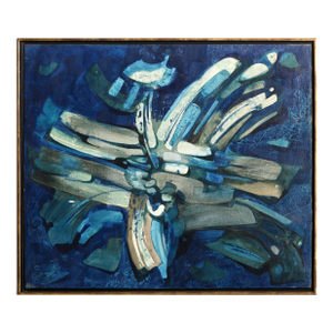 L'Eau, Signed Oil Painting by Jacques Zimmermann