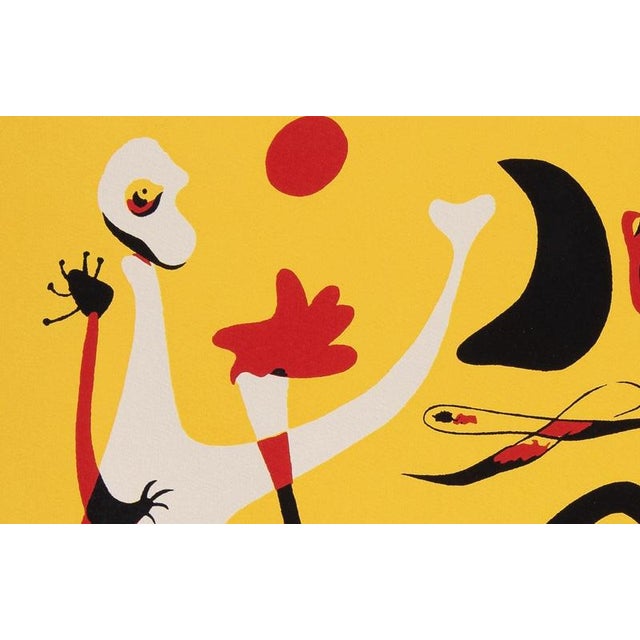 Modern Joan Miro, Day and Night at the Beach, Screen Print For Sale - Image 3 of 6