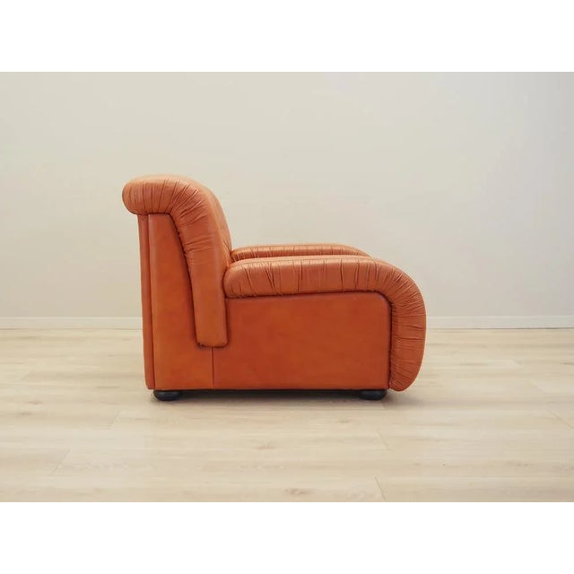 Black Danish Red Armchair, Denmark, 1970s For Sale - Image 8 of 18