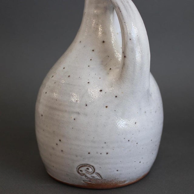 Mid-Century French Ceramic Pitcher by Pierlot, 1960s For Sale - Image 10 of 14