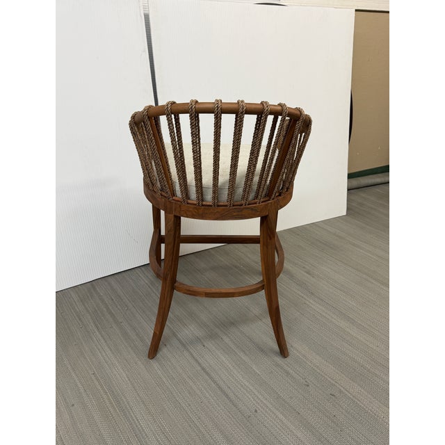 Early 21st Century Brownstone Tulum Counter Stool For Sale - Image 5 of 12