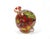 Vintage Hand-Blown Art Glass Witches Ball - Multicolor Speckled Red, Orange, Yellow, Blue For Sale - Image 10 of 10
