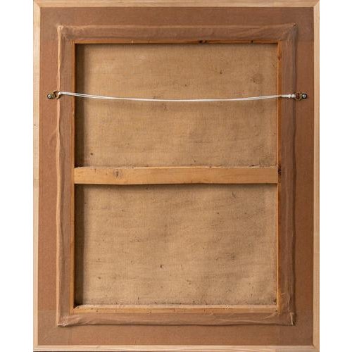 André Regagnon, Village View, Oil Painting on Canvas, Mid-20th Century, Framed For Sale - Image 8 of 10