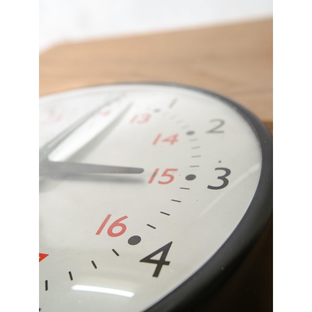 24 Hour Dial Clock from Gent of Leicester, England, 1960s For Sale - Image 3 of 11