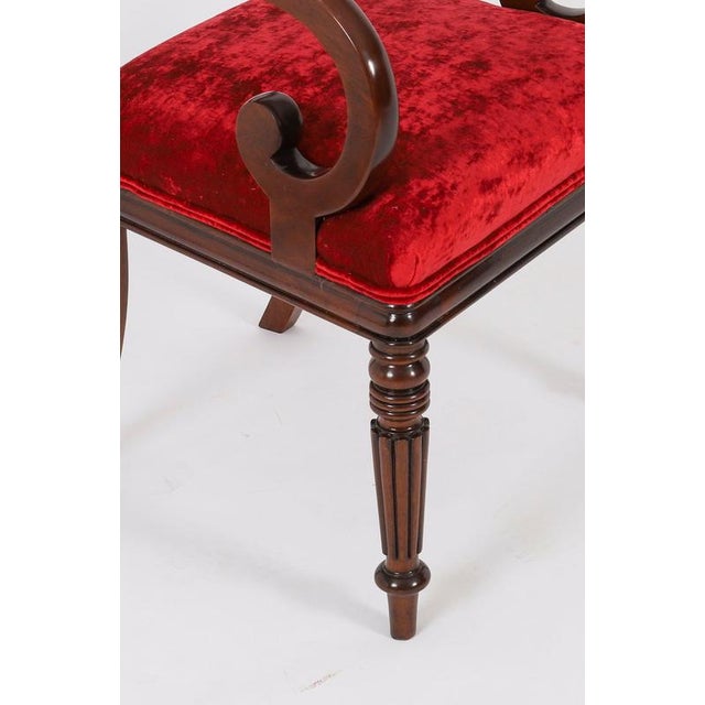 Antique 19th Century Regency Flame Mahogany High Dining Chairs, Set of 10 For Sale - Image 18 of 18