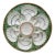 French Majolica Oyster Plate Salins, Circa 1890 For Sale
