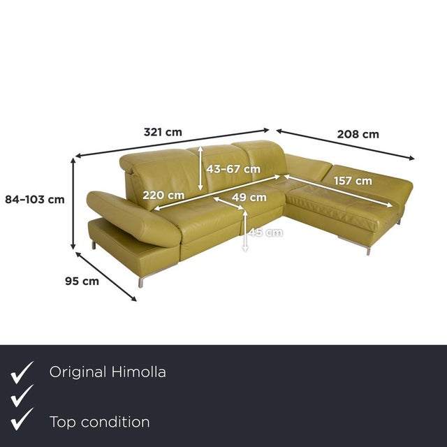 Modern Leather Corner Sofa from Himolla For Sale - Image 3 of 18
