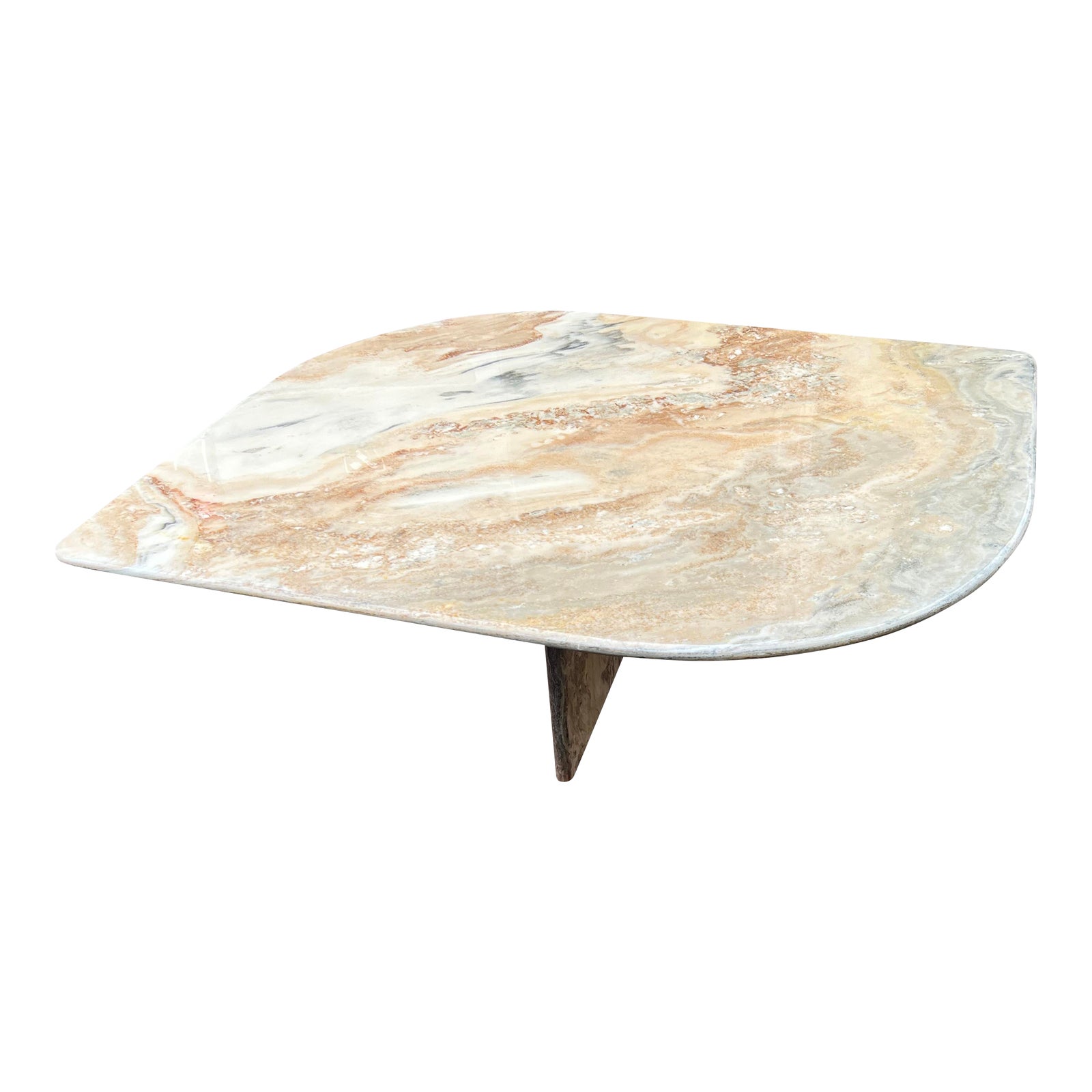 Mid 20th Century Marble Teardrop Coffee Table MCM Chairish