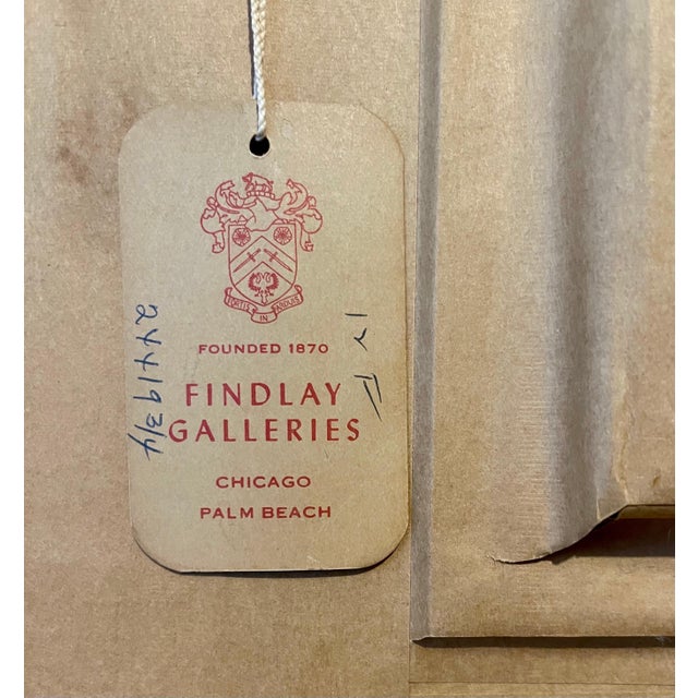 Gaston Sebire, French Post Impressionist Oil Painting Floral Roses, Vase Gaston Sebire Flowers, c.1960 For Sale - Image 9 of 9