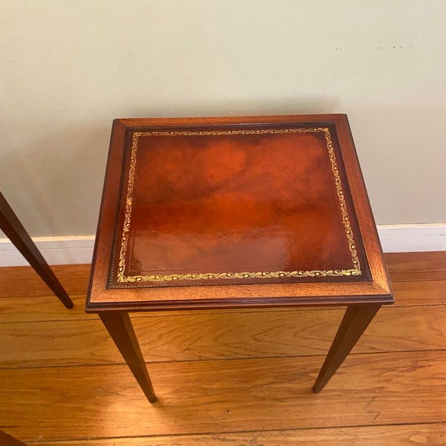 Edwardian Style Nesting Tables by Hekman - Set of 3 For Sale - Image 17 of 18