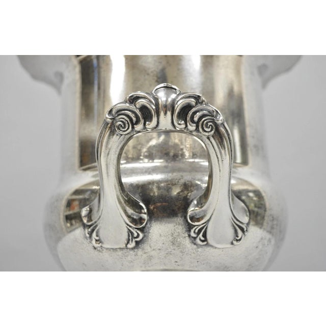 Leonard Mid 20th Century Leonard Victorian Silver Plated Trophy Cup Urn Champagne Wine Chiller Ice Bucket For Sale - Image 4 of 16