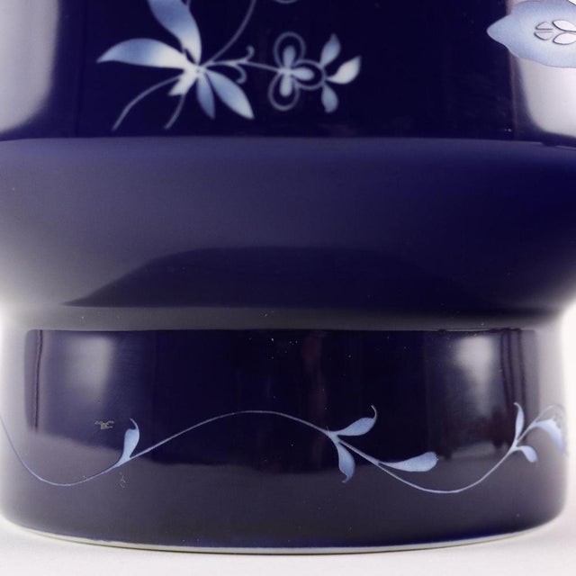 Vintage Porcelain Vista Alegre Vase attributed to Mendel Heit For Sale - Image 10 of 13