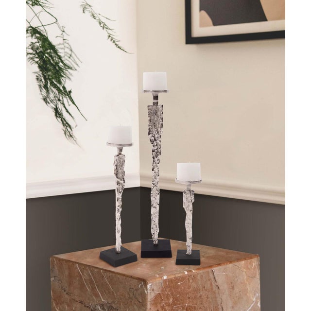 Modern Abstract Figure Candle Holder Short For Sale - Image 3 of 9