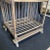 French Industrial Wood Bakers Rack on Casters For Sale - Image 11 of 11
