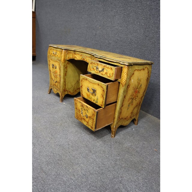 Italian Paint-Decorated Vanity by Ny Galleries For Sale - Image 10 of 17